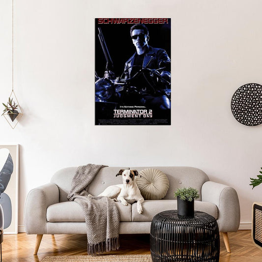 Terminator 2: Judgment Day Movie 1991 Arnold Schwarzenegger Decor Wall Print POSTER - xonomax
