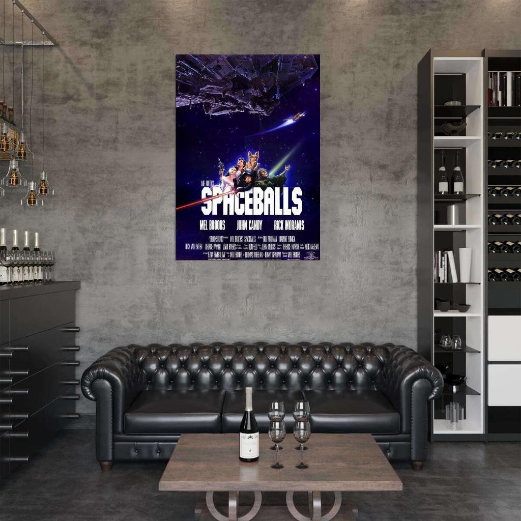 Spaceballs Mel Brooks, John Candy, Rick Moranis Decor Wall Print POSTER - xonomax