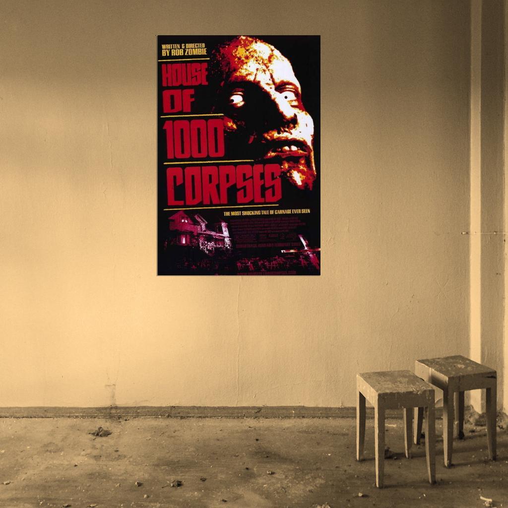 House of 1000 Corpses Movie 2003 Sid Haig and Sheri Moon Decor Wall Print POSTER