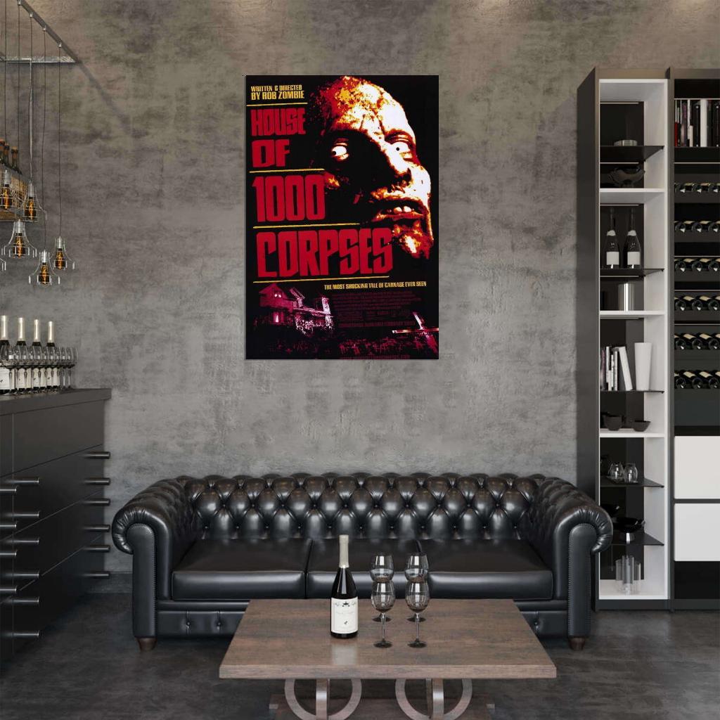 House of 1000 Corpses Movie 2003 Sid Haig and Sheri Moon Decor Wall Print POSTER