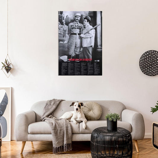 Abbott & Costello - Who On First 1945 Movie Print POSTER - xonomax