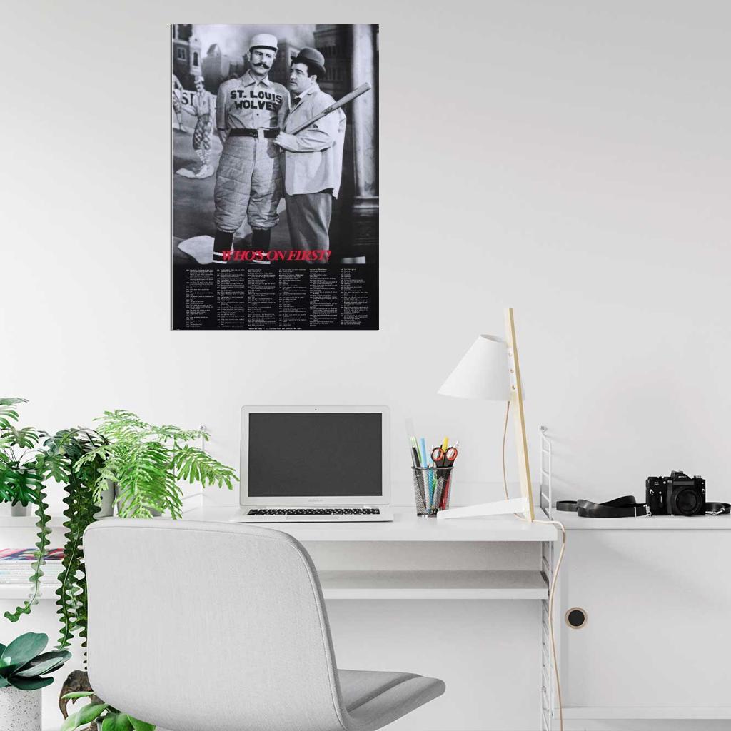 Abbott & Costello - Who On First 1945 Movie Print POSTER