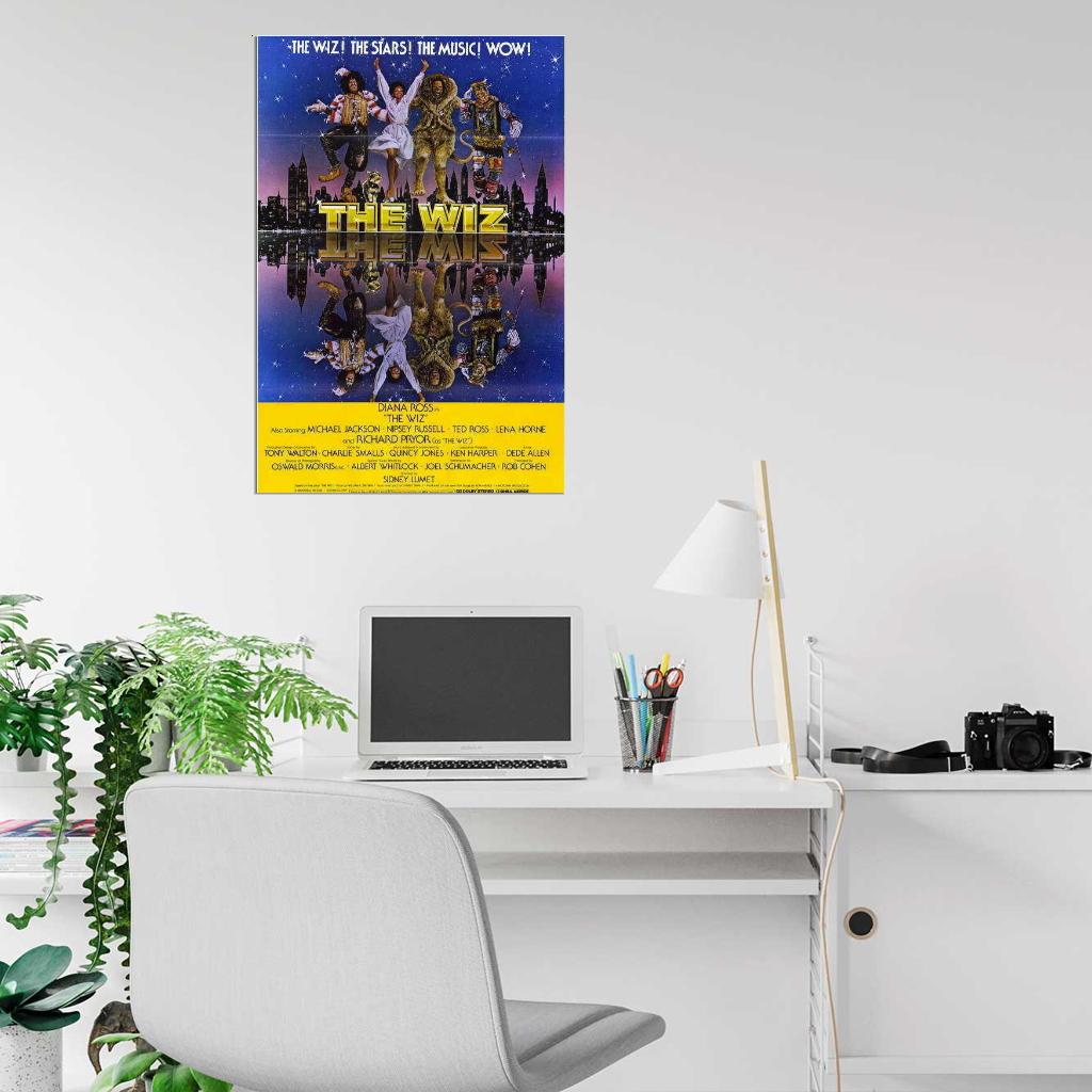 The Wiz Movie 1978 Diana Ross, Michael Jackson tyle Print POSTER