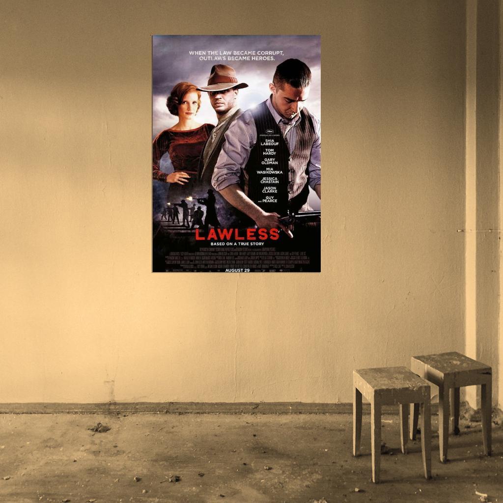 Lawless Movie 2012 Shia LaBeou Tom Hardy Decor Wall Print POSTER