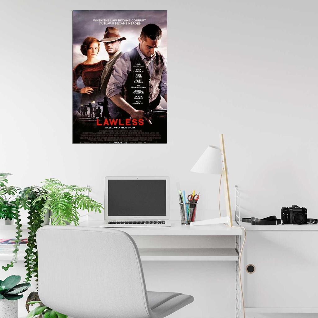 Lawless Movie 2012 Shia LaBeou Tom Hardy Decor Wall Print POSTER