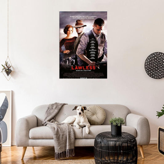 Lawless Movie 2012 Shia LaBeou Tom Hardy Decor Wall Print POSTER - xonomax