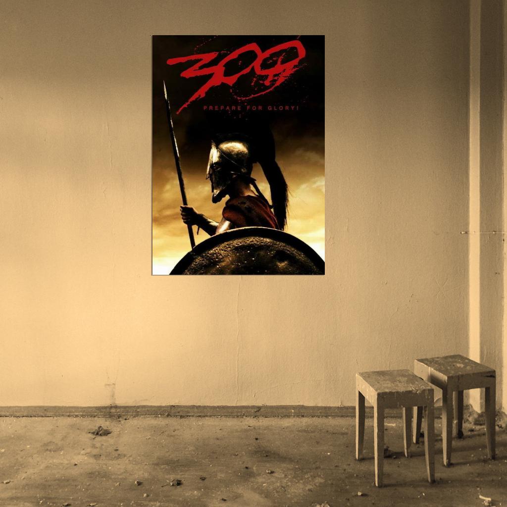 300 Movie 2006 Gerard Butler, Lena Headey Decor Wall Print POSTER