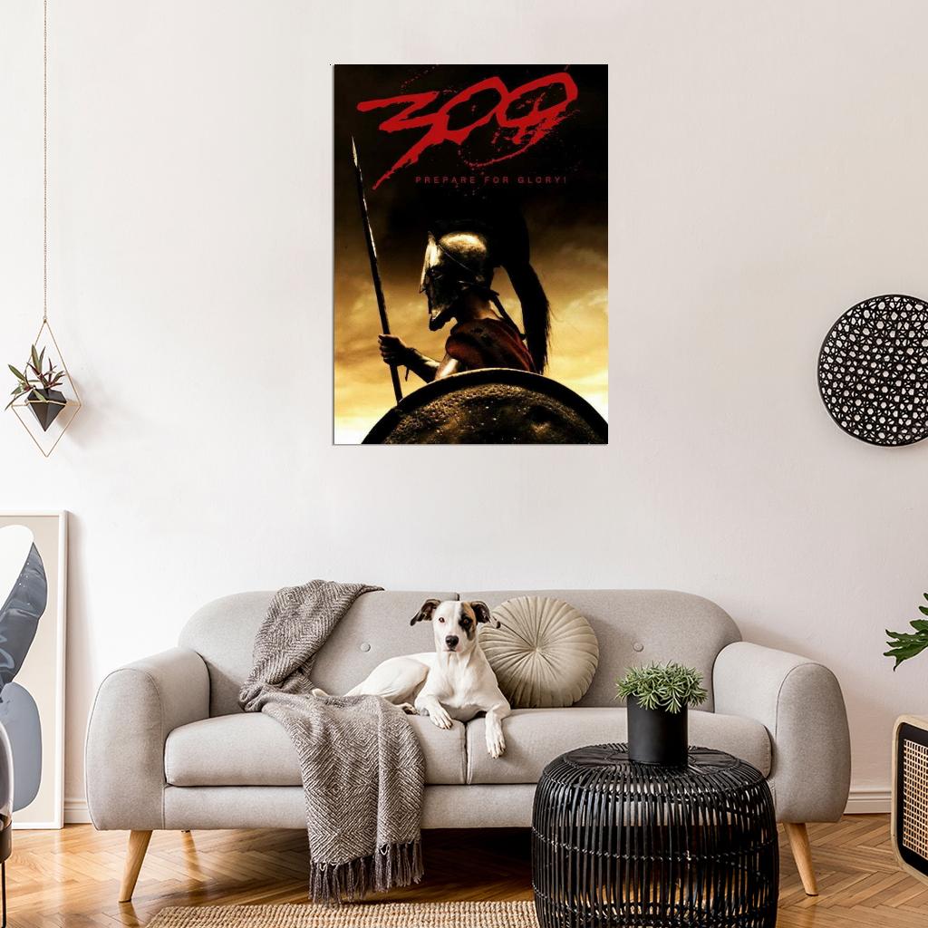 300 Movie 2006 Gerard Butler, Lena Headey Decor Wall Print POSTER