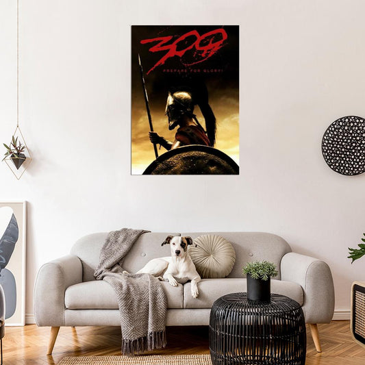 300 Movie 2006 Gerard Butler, Lena Headey Decor Wall Print POSTER - xonomax