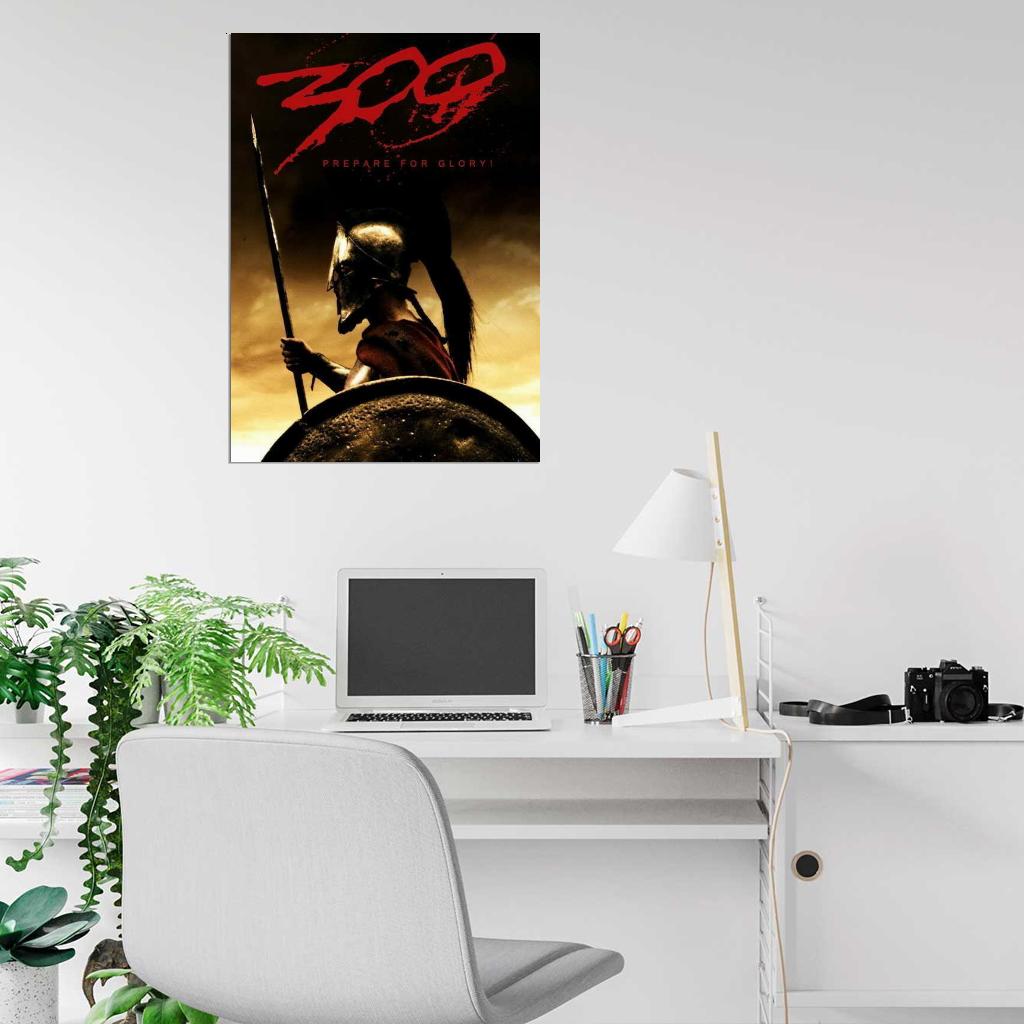 300 Movie 2006 Gerard Butler, Lena Headey Decor Wall Print POSTER