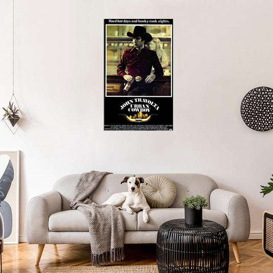 Urban Cowboy Movie 1980 John Travolta, Debra Winger Decor Wall Print POSTER - xonomax