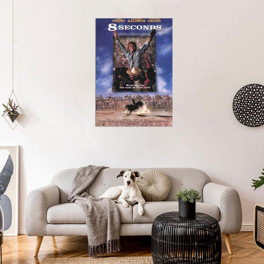 8 Seconds Movie 1994 Luke Perry Cynthia Geary Print POSTER - xonomax