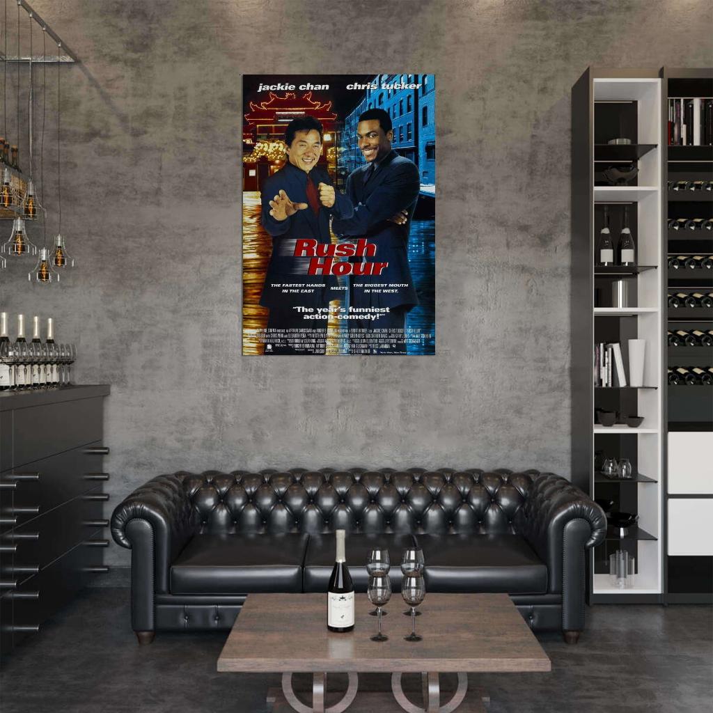 Rush Hour Movie Jackie Chan Сhris Tucker Decor Wall Print POSTER