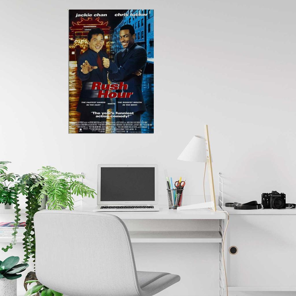 Rush Hour Movie Jackie Chan Сhris Tucker Decor Wall Print POSTER