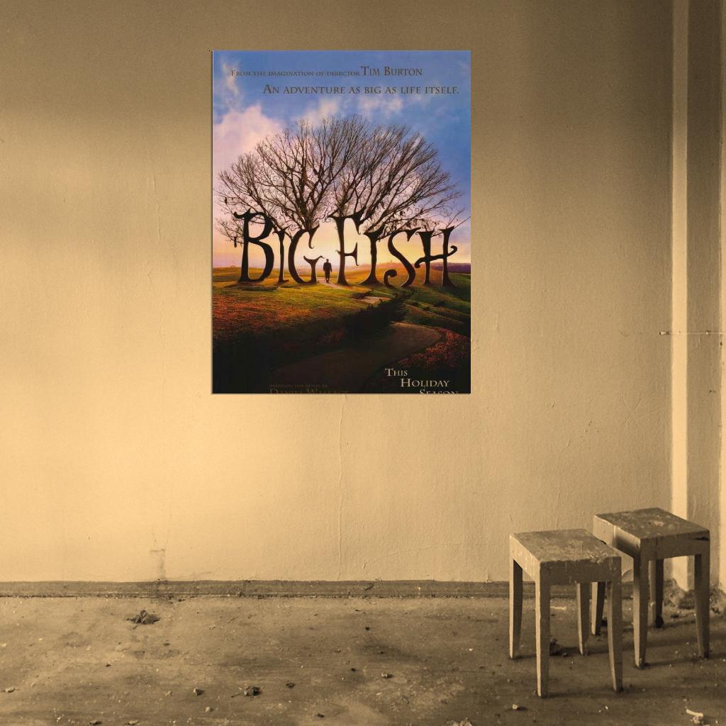 Big Fish Movie 2003 Ewan McGregor, Albert Finney Decor Wall Print POSTER