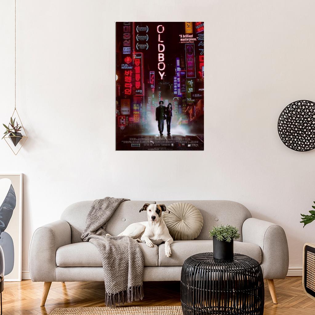 Oldboy Movie Min-sik Choi, Ji-tae Yu Decor Wall Print POSTER