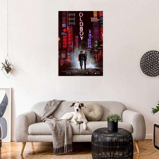 Oldboy Movie Min-sik Choi, Ji-tae Yu Decor Wall Print POSTER - xonomax