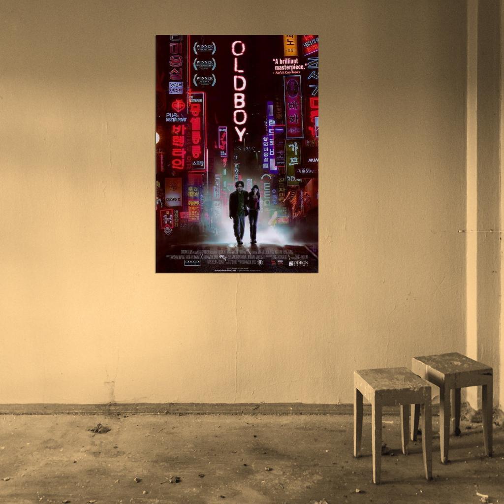 Oldboy Movie Min-sik Choi, Ji-tae Yu Decor Wall Print POSTER