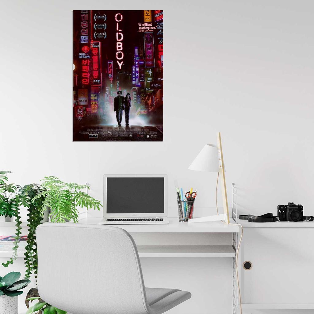Oldboy Movie Min-sik Choi, Ji-tae Yu Decor Wall Print POSTER
