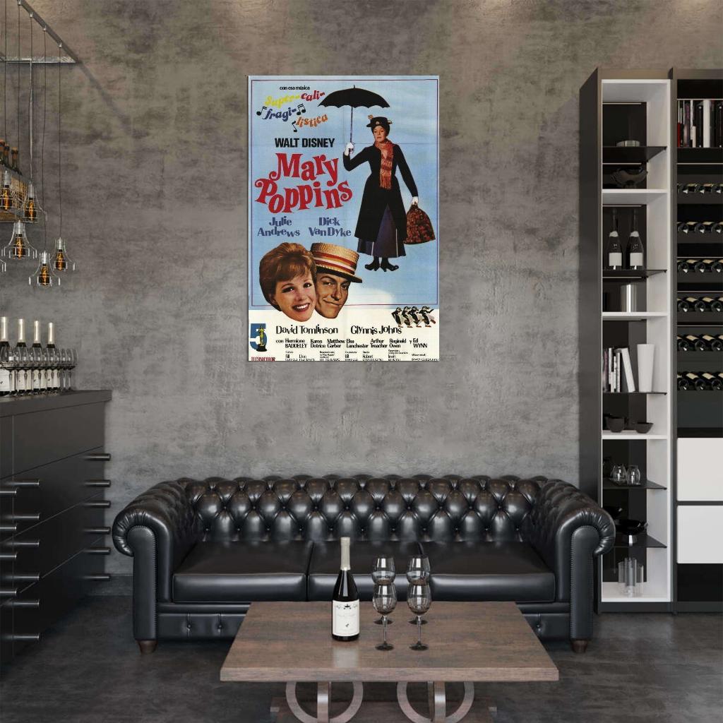 Mary Poppins Movie 1964 Julie Andrews, Argentine Decor Wall Print POSTER