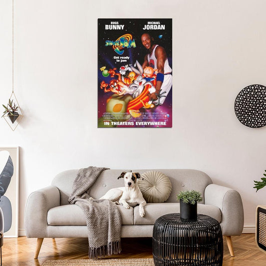 Space Jam Movie Michael Jordan, Bill Murray Decor Wall Print POSTER - xonomax