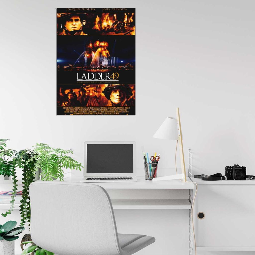 Ladder 49 Movie 2004 John Travolta, Joaquin Phoenix Decor Wall Print POSTER
