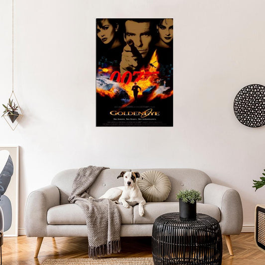 Goldeneye Movie 1995 Pierce Brosnan Decor Wall Print POSTER - xonomax