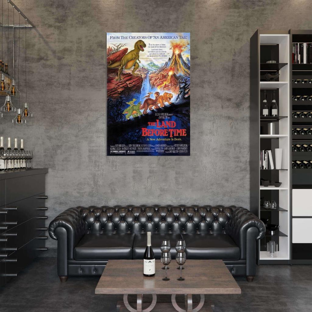 The Land Before Time Movie Pat Hingle Decor Wall Print POSTER