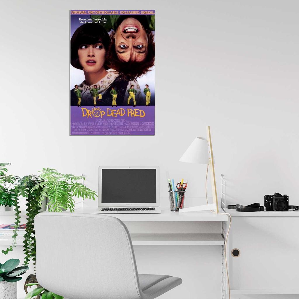 Drop Dead Fred Movie 1991 Phoebe Cates Decor Wall Print POSTER
