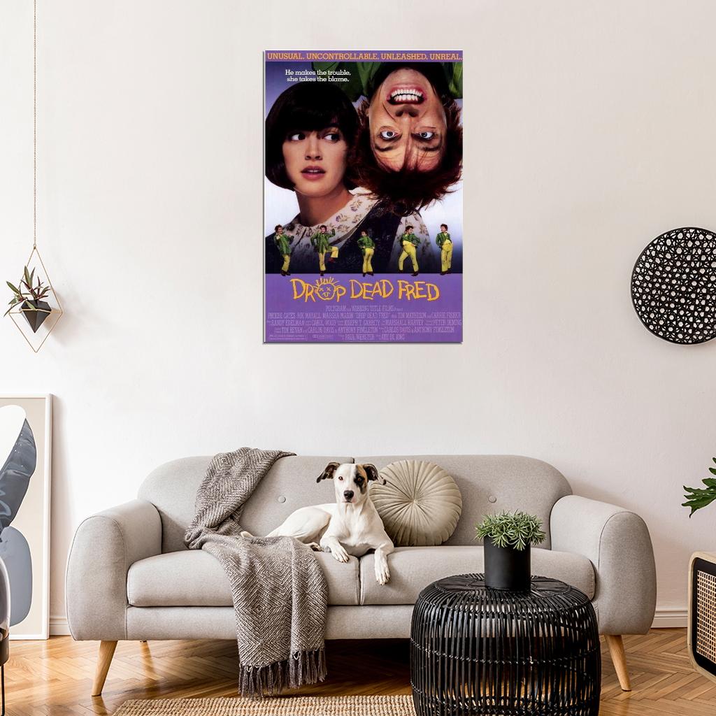 Drop Dead Fred Movie 1991 Phoebe Cates Decor Wall Print POSTER