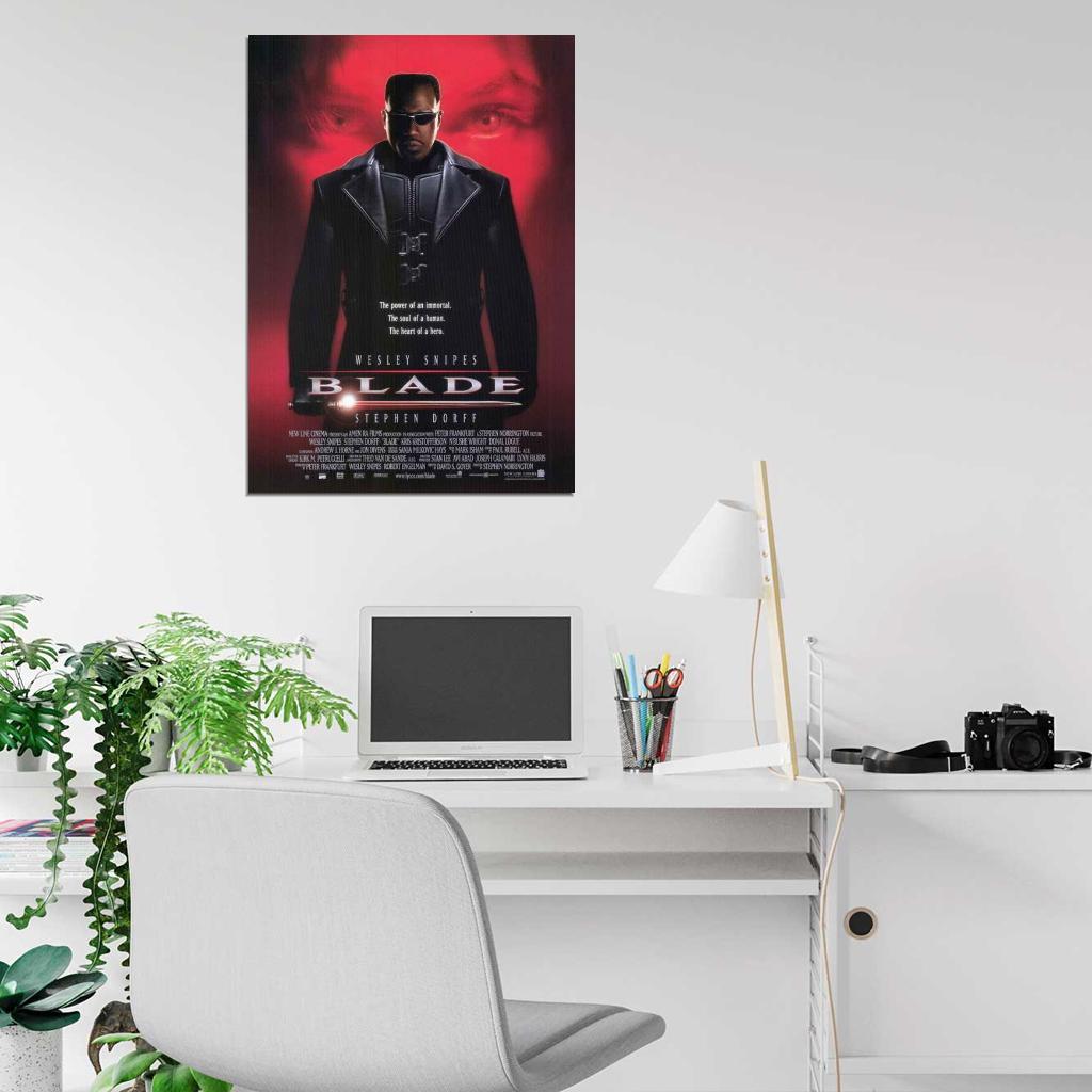 Blade Movie 1998 Wesley Snipes Stephen Dorff Decor Wall Print POSTER