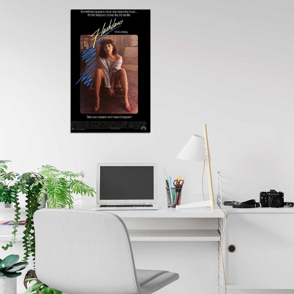 Flashdance Movie 1983 Jennifer Beals, Michael Nouri Decor Wall Print POSTER - xonomax