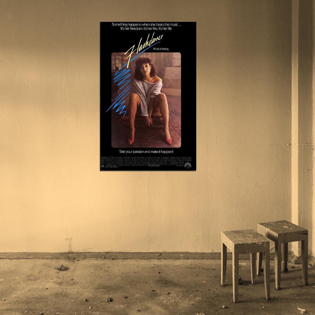 Flashdance Movie 1983 Jennifer Beals, Michael Nouri Decor Wall Print POSTER - xonomax