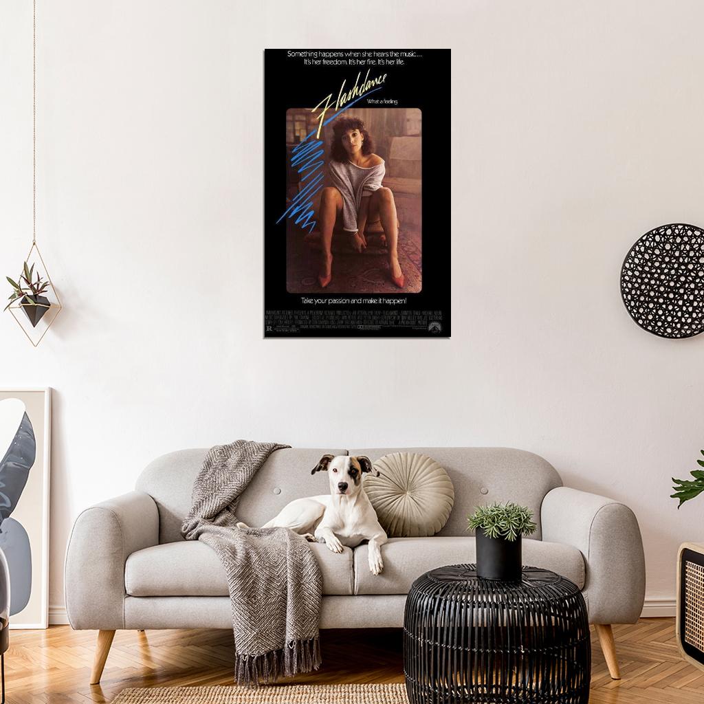 Flashdance Movie 1983 Jennifer Beals, Michael Nouri Decor Wall Print POSTER - xonomax