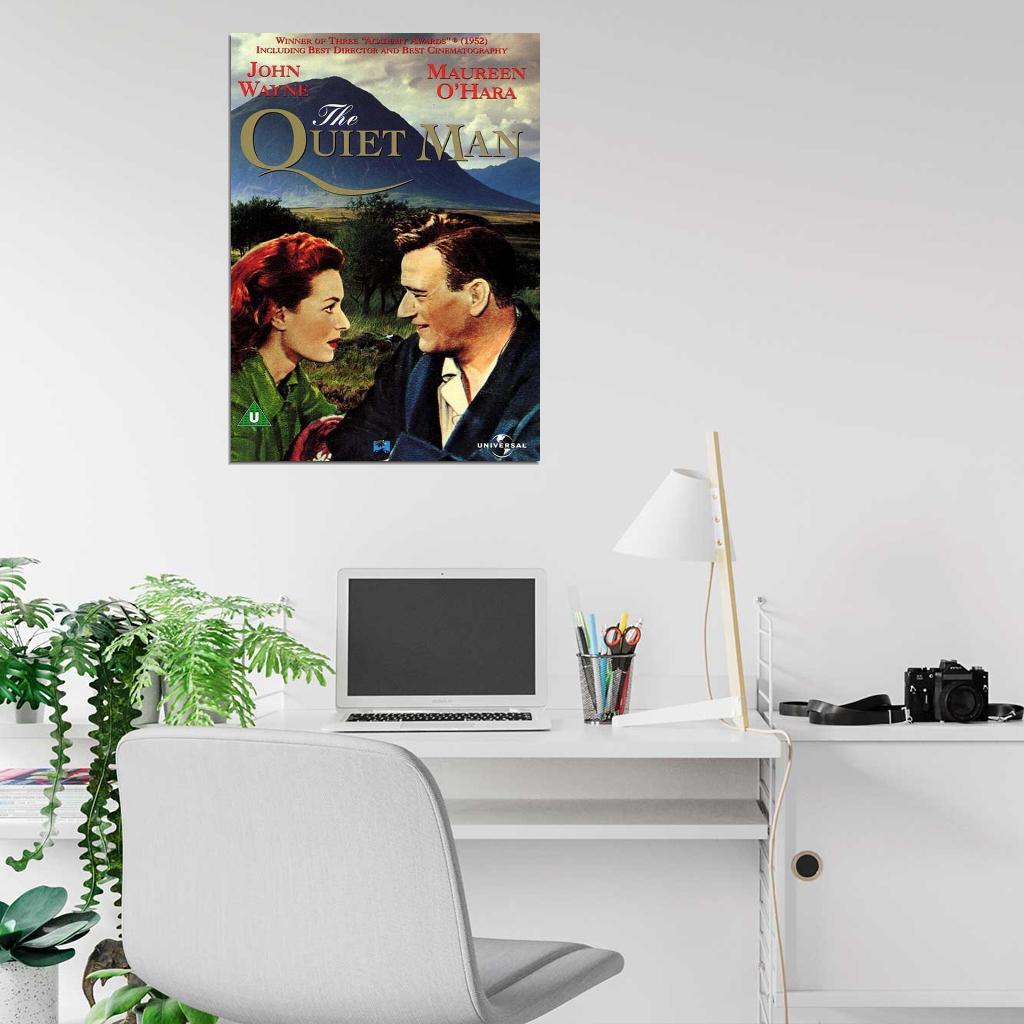The Quiet Man Movie 1952 John Wayne, Maureen O Hara Decor Wall Print POSTER
