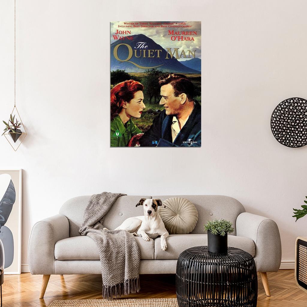 The Quiet Man Movie 1952 John Wayne, Maureen O Hara Decor Wall Print POSTER