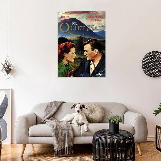 The Quiet Man Movie 1952 John Wayne, Maureen O Hara Decor Wall Print POSTER - xonomax