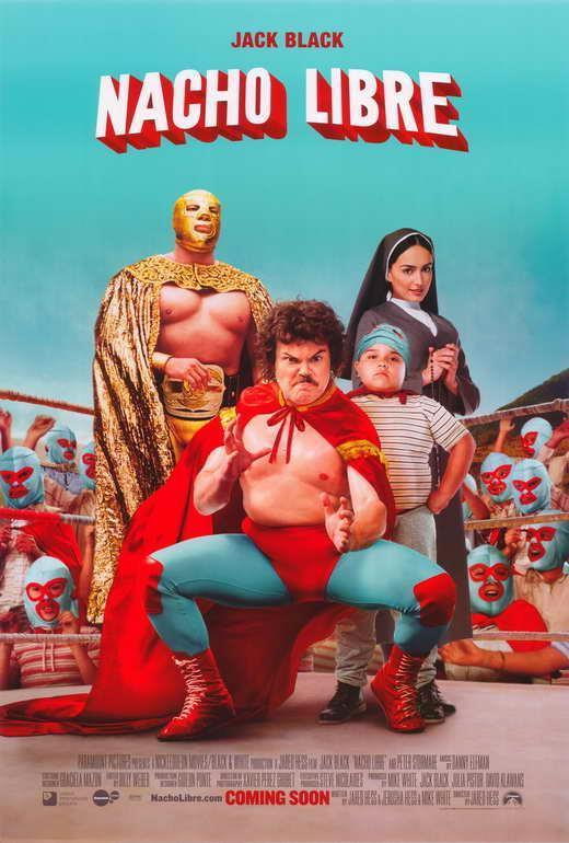 Nacho Libre Movie Jack Black, Efren Ramirez Decor Wall Print POSTER