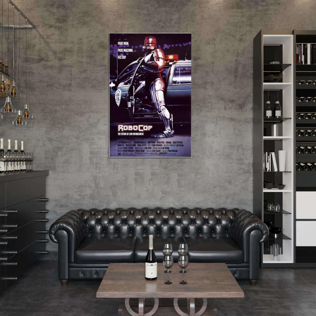 RoboCop Peter Weller, Nancy Allen, Ronny Cox Decor Wall Print POSTER