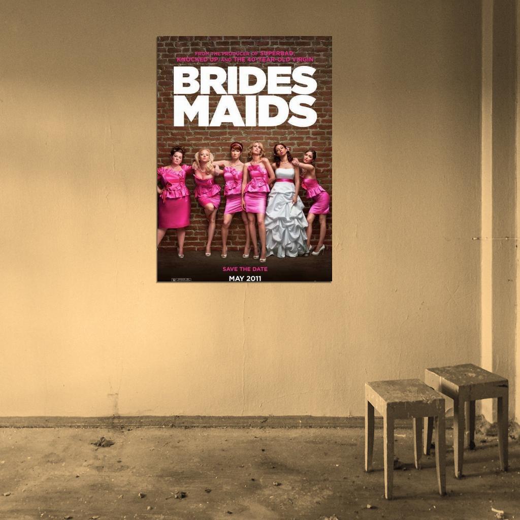 Bridesmaids Movie 2011 Kristen Wiig Maya Rudolph Rose Byrne Decor Wall Print POSTER