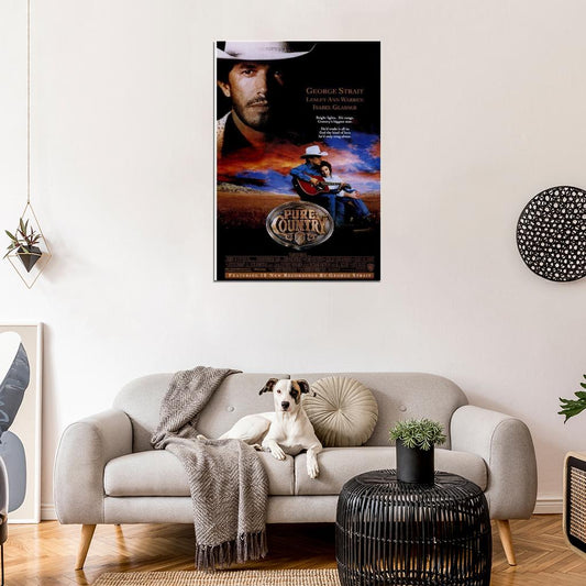 Pure Country George Strait, Isabel Glasser Decor Wall Print POSTER - xonomax