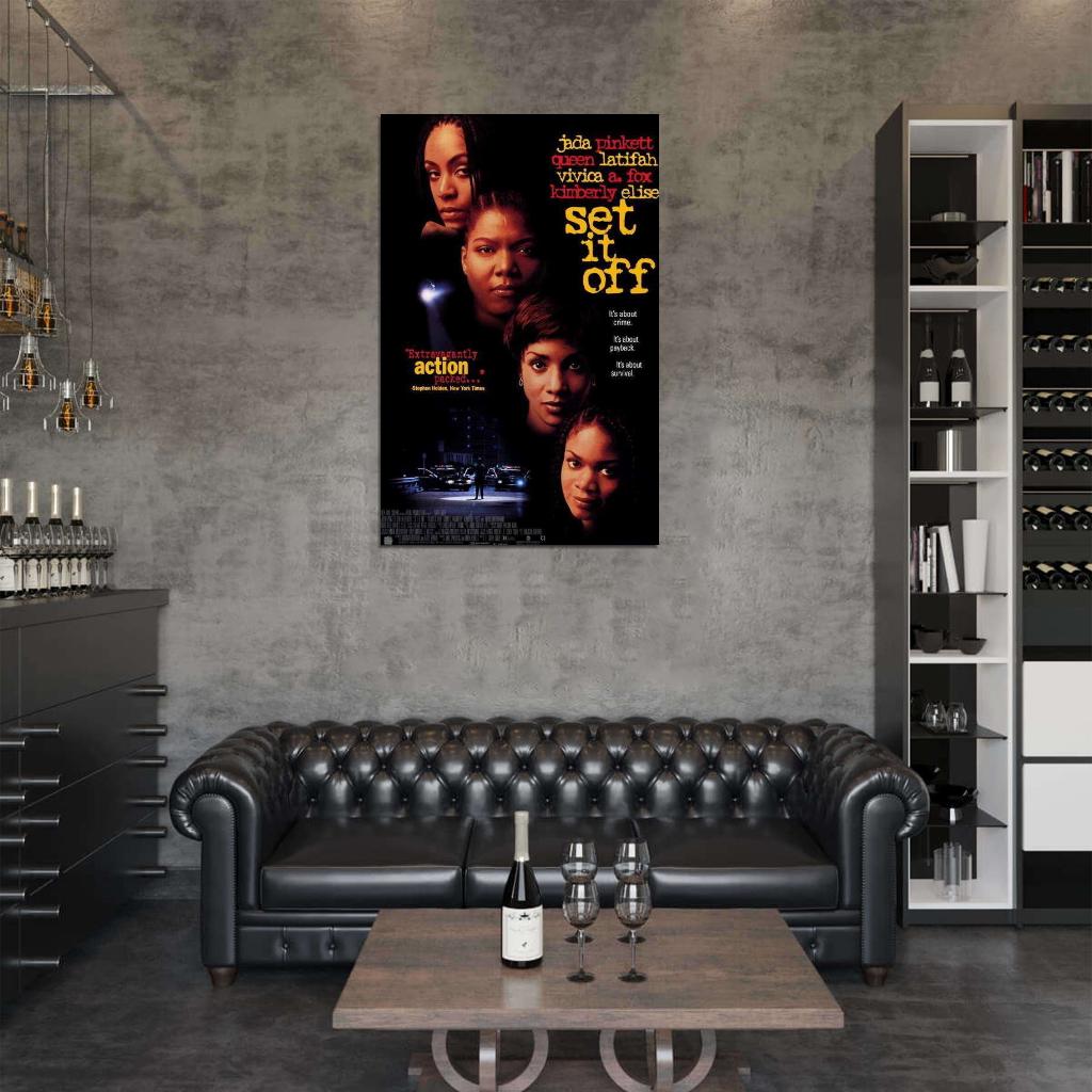 Set It Off Jada Pinkett Smith, Queen Latifah Decor Wall Print POSTER
