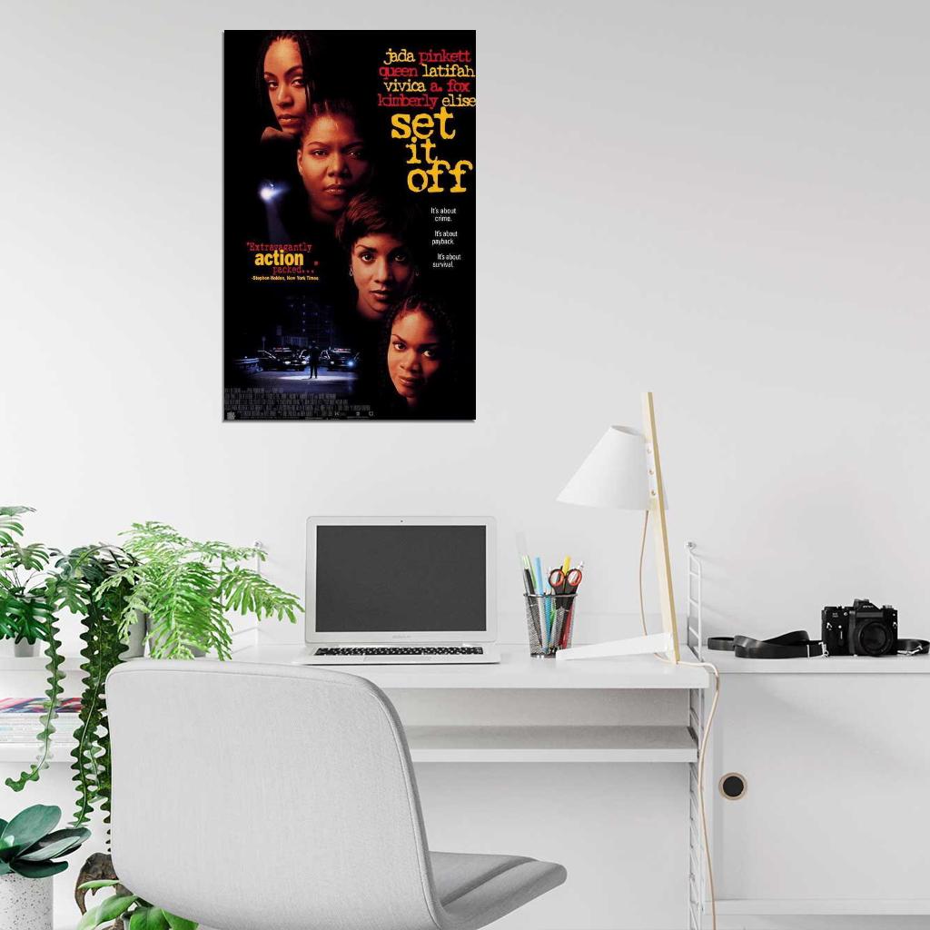 Set It Off Jada Pinkett Smith, Queen Latifah Decor Wall Print POSTER