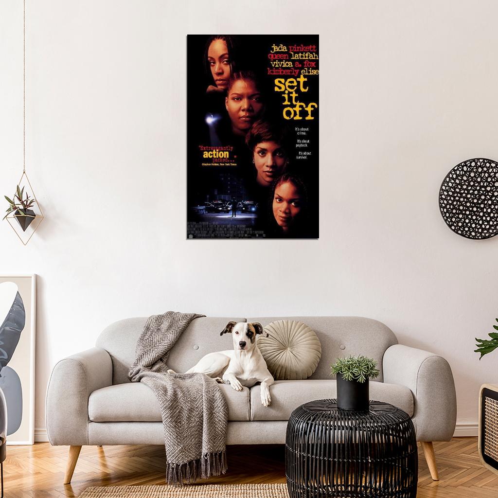 Set It Off Jada Pinkett Smith, Queen Latifah Decor Wall Print POSTER