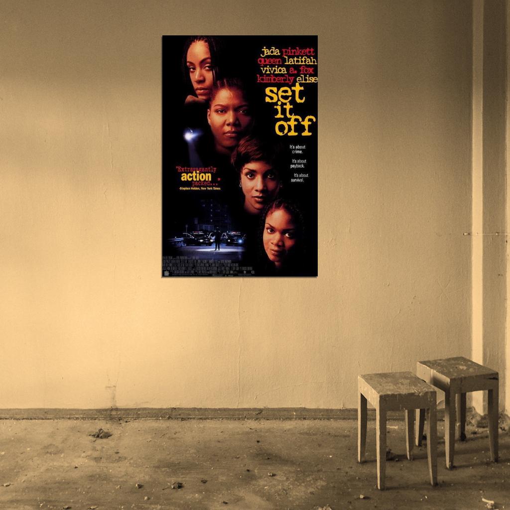 Set It Off Jada Pinkett Smith, Queen Latifah Decor Wall Print POSTER