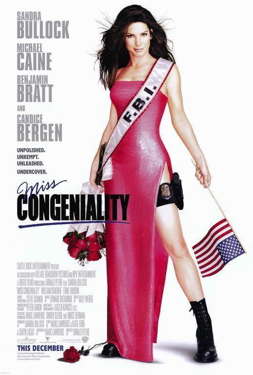 Miss Congeniality Movie 2000 Sandra Bullock Decor Wall Print POSTER