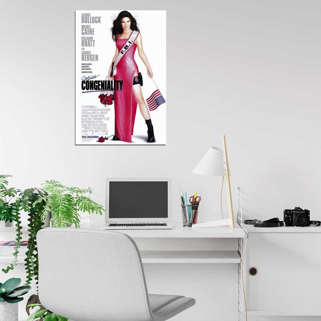 Miss Congeniality Movie 2000 Sandra Bullock Decor Wall Print POSTER
