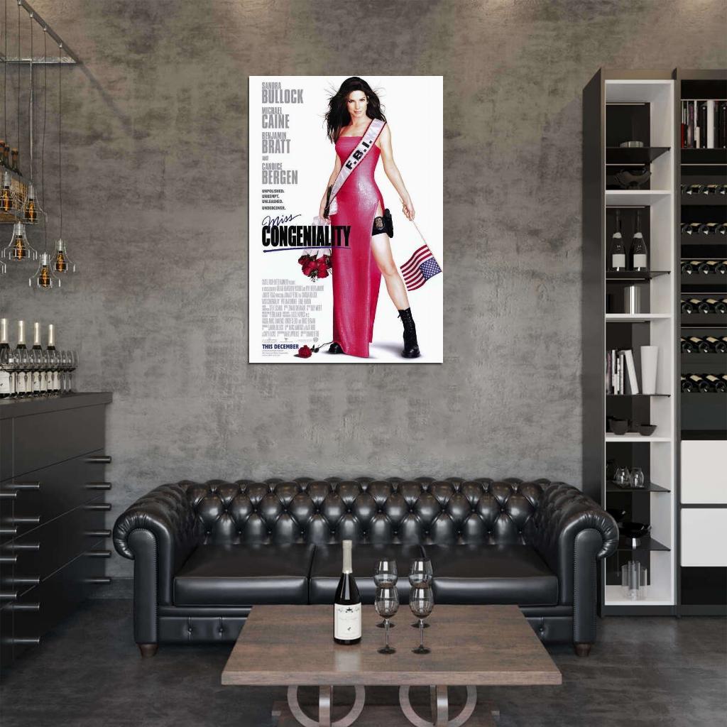 Miss Congeniality Movie 2000 Sandra Bullock Decor Wall Print POSTER
