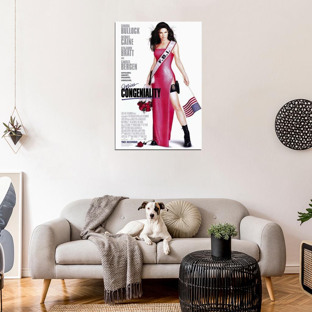 Miss Congeniality Movie 2000 Sandra Bullock Decor Wall Print POSTER