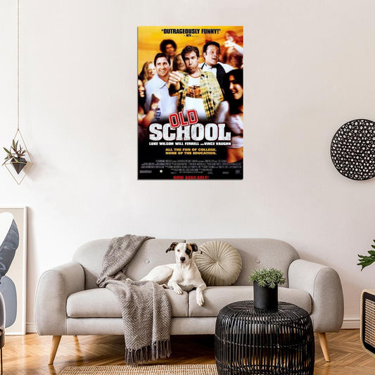 Old School Movie Luke Wilson, Will Ferrell Wall Print POSTER - xonomax